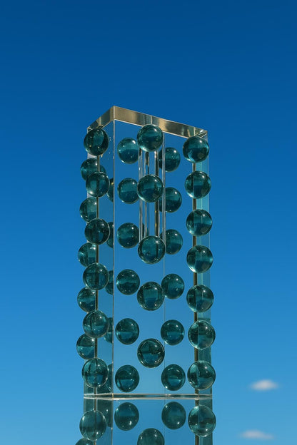 ESCULTURA EM CRISTAL “ESFERAS DE LUZ”