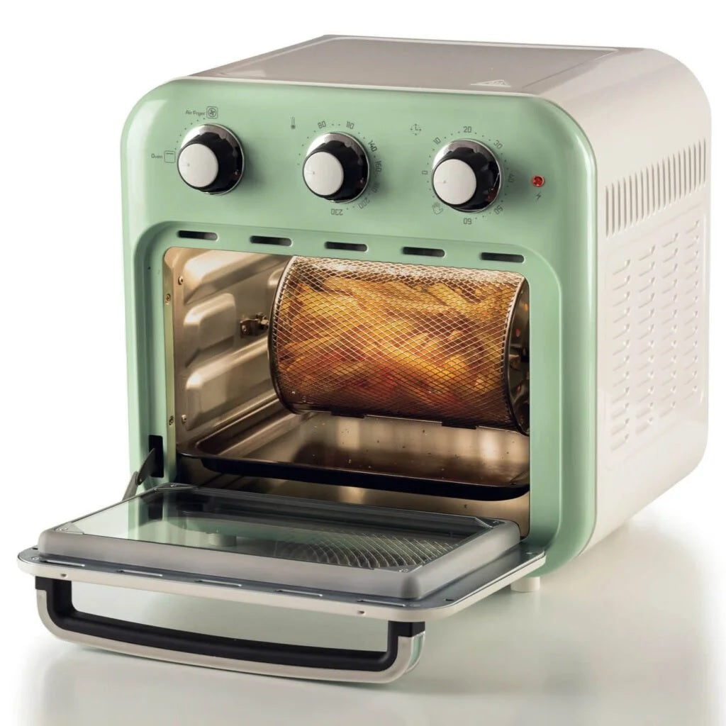 Forno convencional e Air Fryer Oven Ariete Vintage Verde 217 v