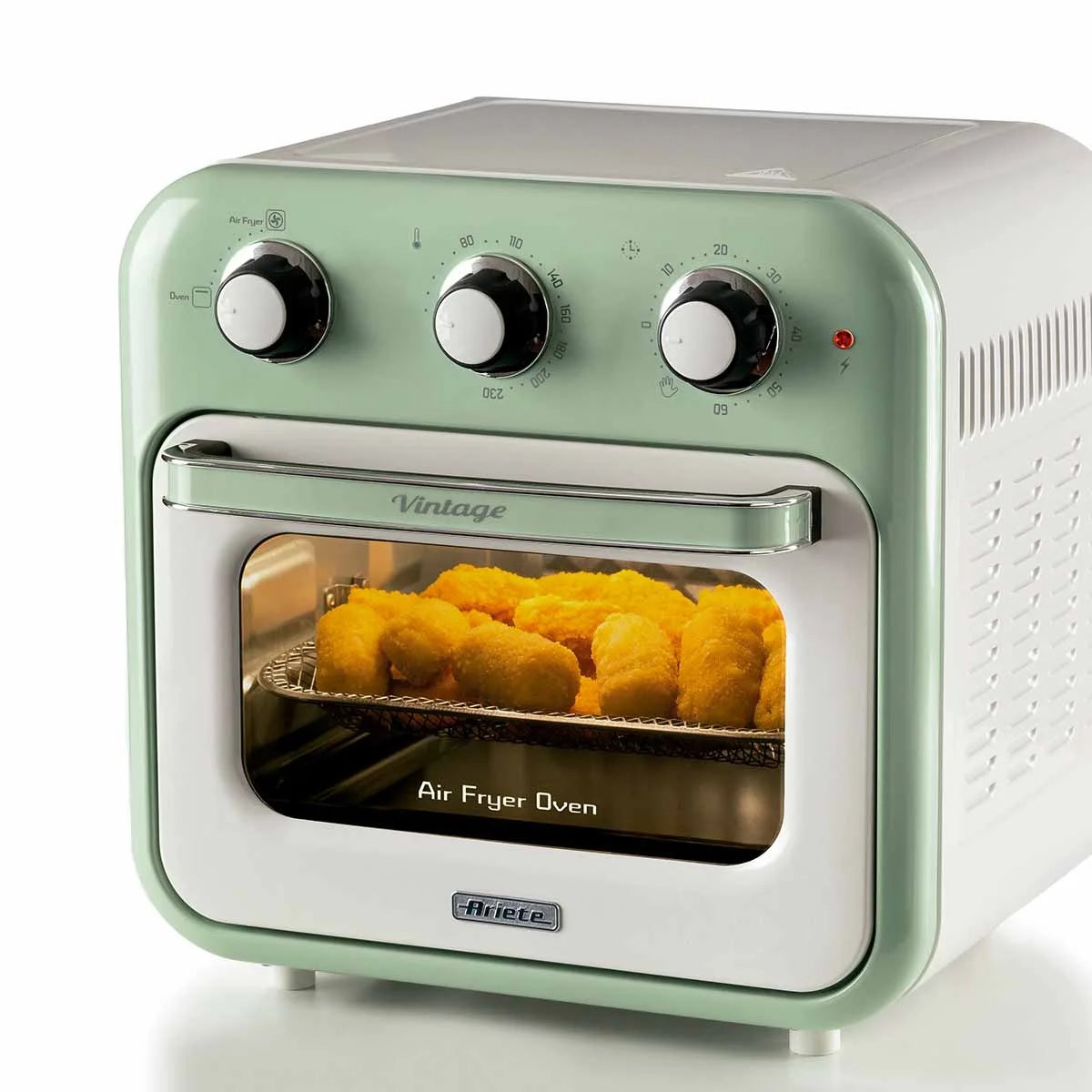 Forno convencional e Air Fryer Oven Ariete Vintage Verde 217 v